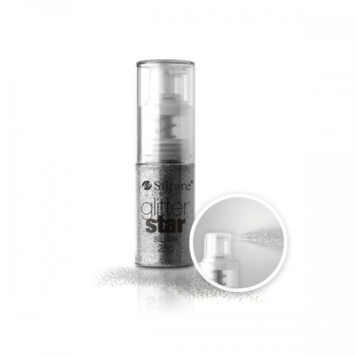 Glitter Spray Star Silver 25g